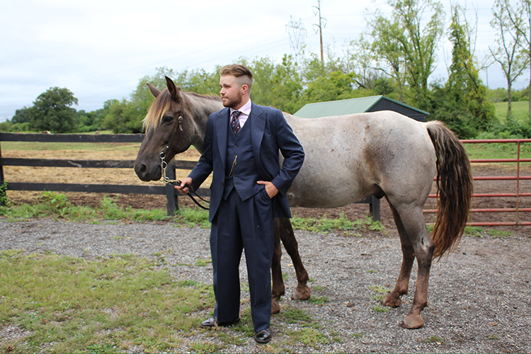 Man standing with Horse